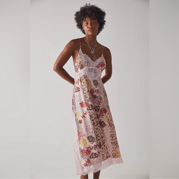 🎉LAST PIECE🎉Free People Right Now Midi Slip Dress - Picture 5 of 7